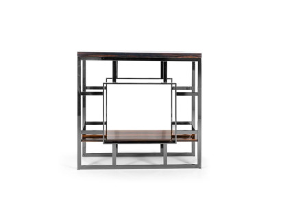 Console table Wood Table stainless steel Console Luxury Living room Design
